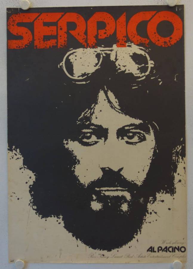 Serpico originales polnisches Filmplakat